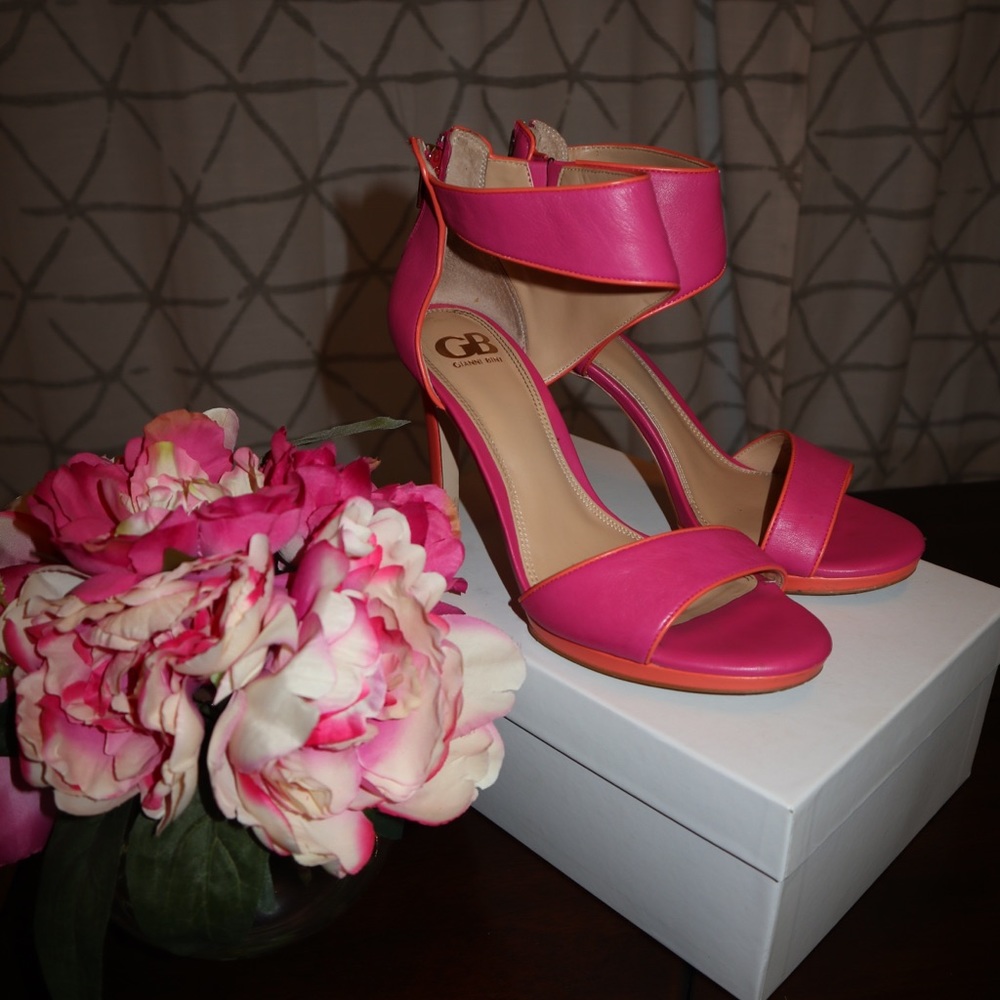 Gianni Bini Pink and Orange Pumps/Heels